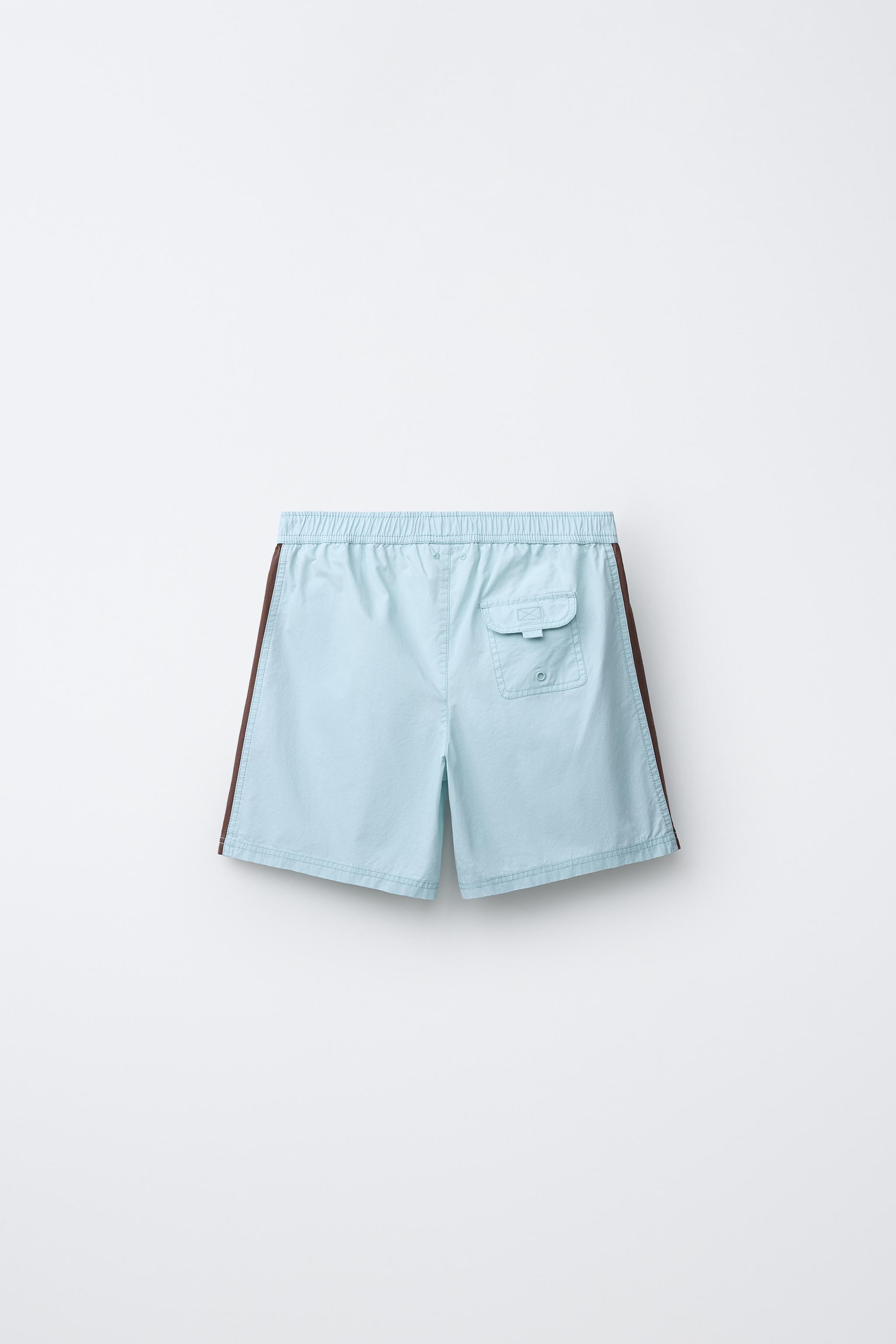 4-6 YEARS / PUKAS SURF COLOR BLOCK SWIM SHORTS